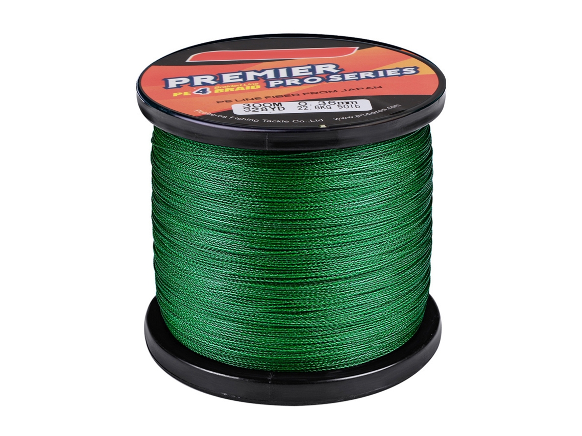 Linha de Pesca 5.0/50lb Resistente 300m Verde