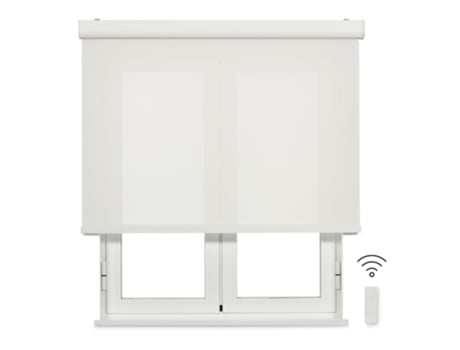 Estore de Rolo VIEWTEX Motorizado (135x190cm - Pvc - Branco)
