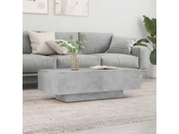 Vidaxl Mesa De Centro 100x49,5x31cm Derivados De Madeira Cinza Cimento