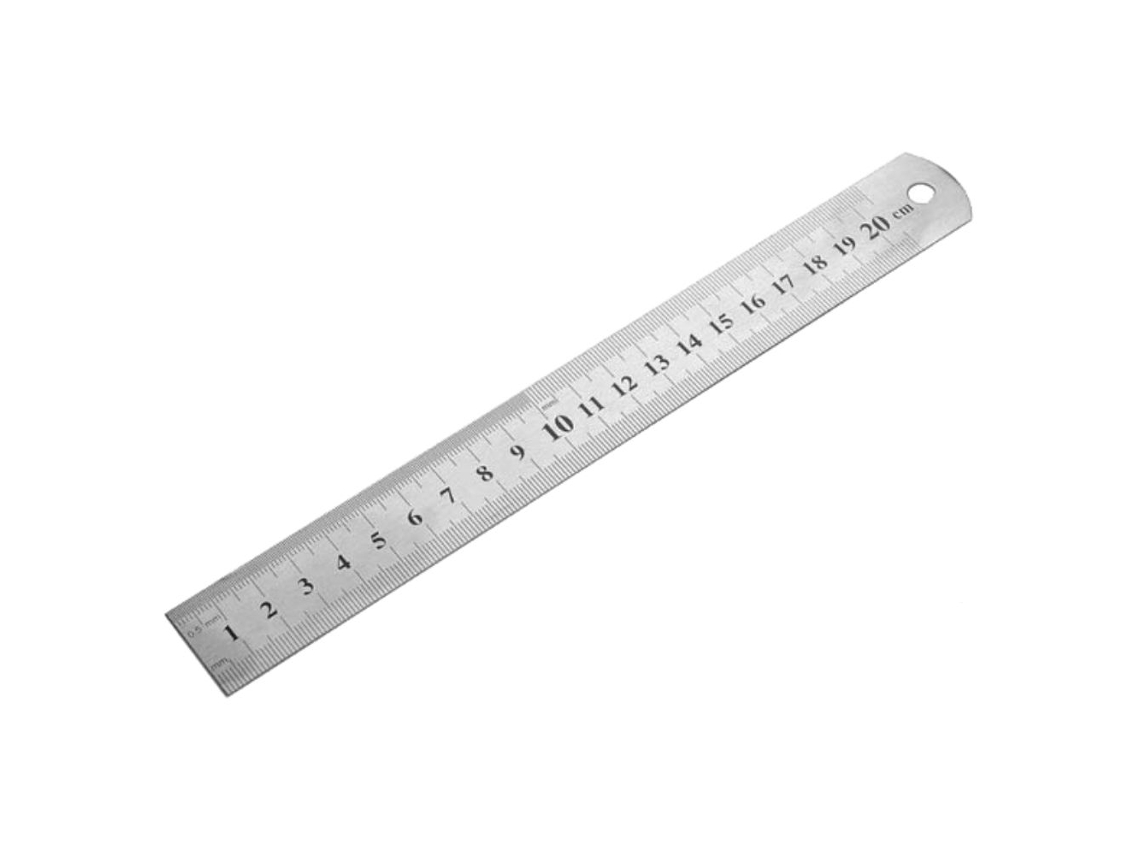 Régua Metálica 20cm DIV