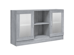 Vitrine, Vitrines Vidaxl Cinzeto Madeira Processada (n/a)
