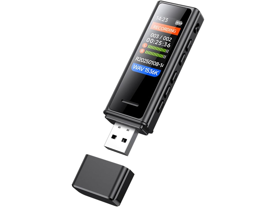 Coolhood Leitor Mp3 Portátil Usb Com Supressão De Ruído Para Viagens E Assuntos, Utilização Fácil