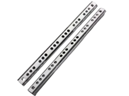 Corrediças Laterais Com Rolamentos De Esferas Para Gavetas, 17mm De Largura, Corrediças Ocultas, Duas Seções
