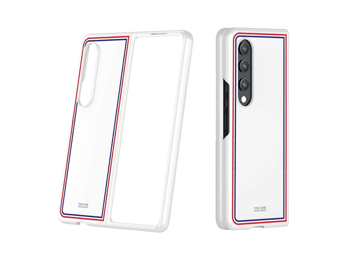 Capa Fosca Com Acabamento Em Toque De Pele Para Samsung Galaxy Z Fold4