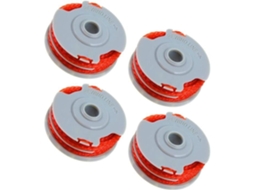 Pacote de 4 Carretéis de Linha de Roçadora FLYMO Fly021 1 5 Mm 11 M Nylon Compatível com Aparadores de Corda Fl 390