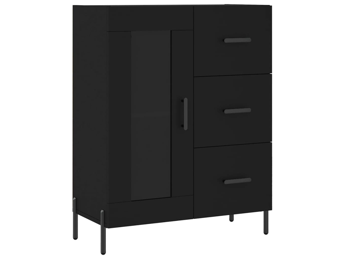 Sideboard, Sideboards Vidaxl Preto Madeira Processada (n/a)