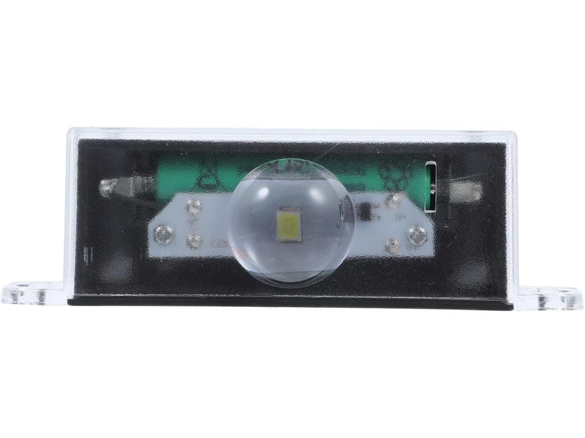Luminária De Parede Solar Externa Led Branca Fria Com Lente Convexa Lateral, Luz Decorativa Para Esc Gokoco