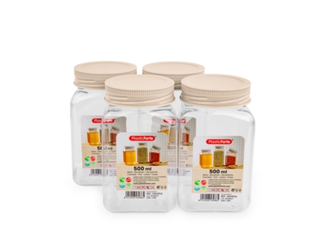 Pack de 4 Frascos PLASTIC FORTE 0,5L (Plástico)