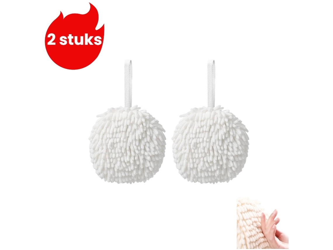 Conjunto Com 2 Panos De Limpeza Absorventes De Secagem Rápida, Suspensíveis E Versáteis Para Cozinha, Cor Branca