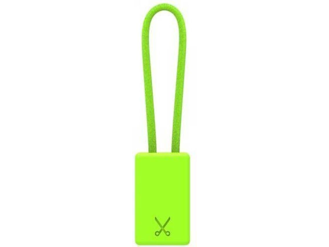 Cabo PHILO Keychain (USB - Lightning - 0.2m - Verde)