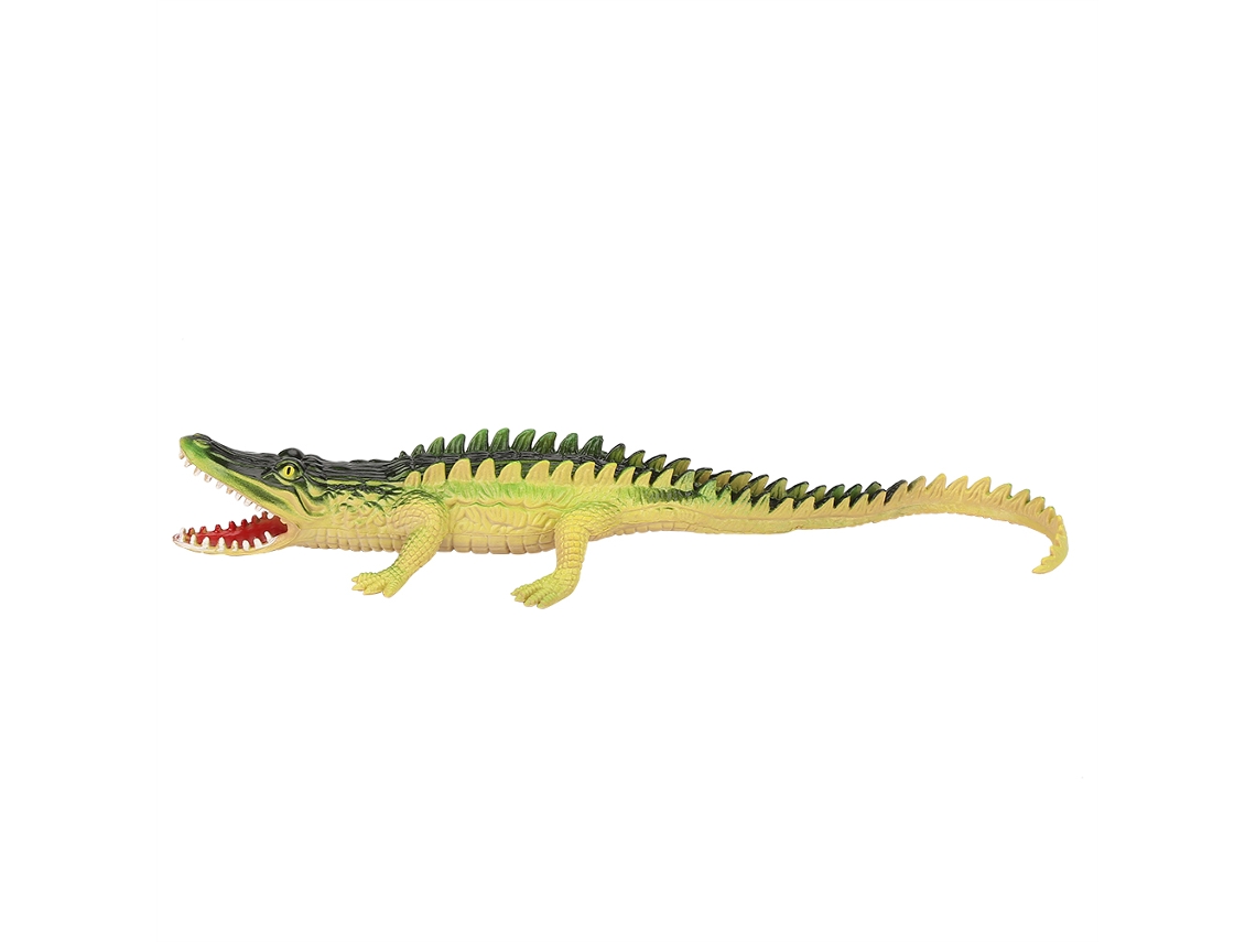 Primerox brinquedo Educativo de Crocodilo de Plástico com Som Anti stress para Crianças (cor Clara)