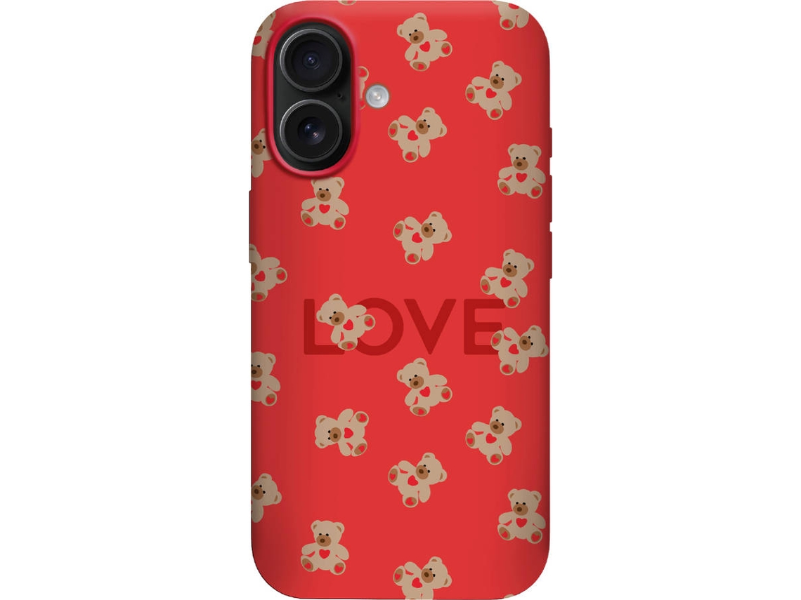 Capa SBS  Samsung Galaxy A05s Love Bear (Vermelho)