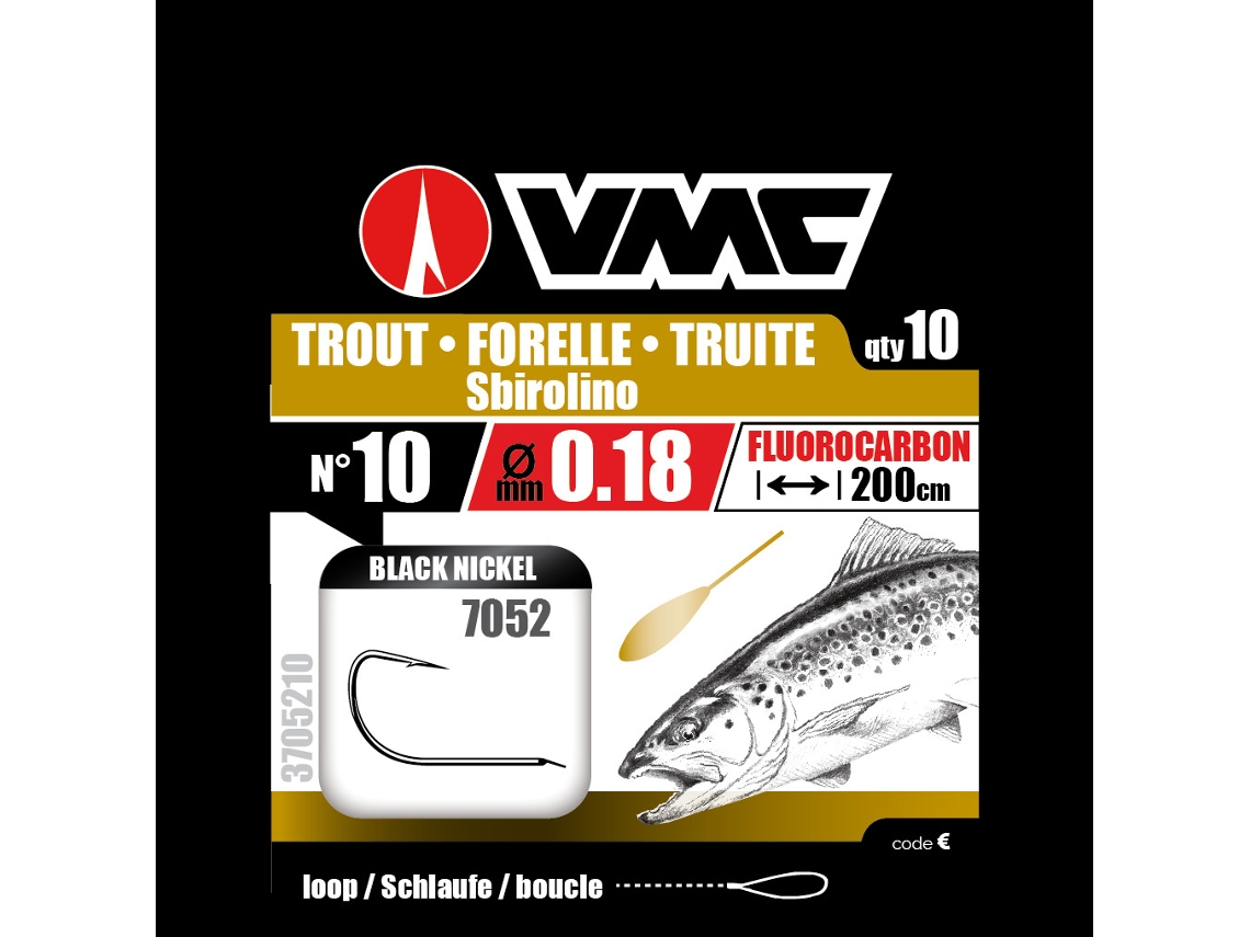 Gancho VMC Geb. Forelle Fluoro. Bn