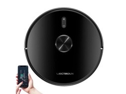 Aspirador Robô, 6500pa De Sucção, Bateria De 3200mah, Preto Oem