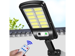 Luz Solar de Rua IP65 com sensor de movimento 6000k para jardim e estacionamento | S/MARCA