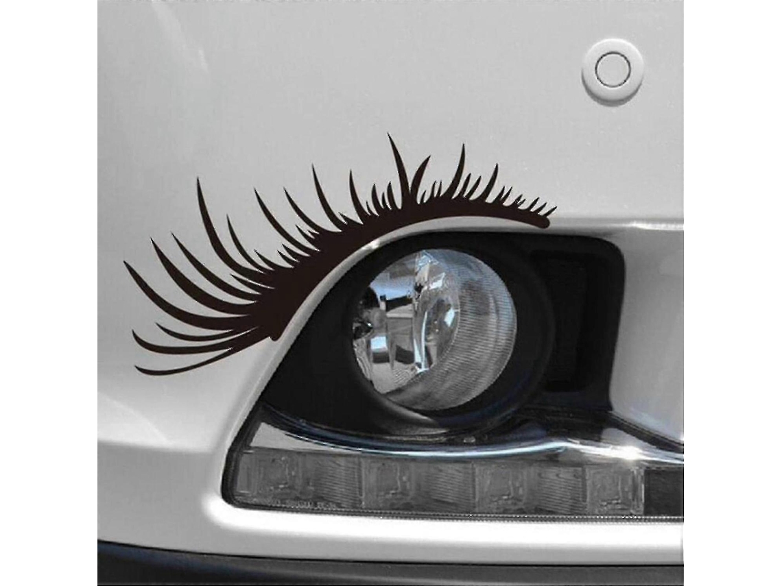 Cílios De Carro Adesivos De Cabeça Faróis Adesivos Cute False Eyelashs Hengjian