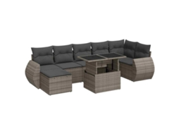 Garden Sofa Set, Garden Sofa Sets Vidaxl Cinzeto Rattan / Vime (n/a)