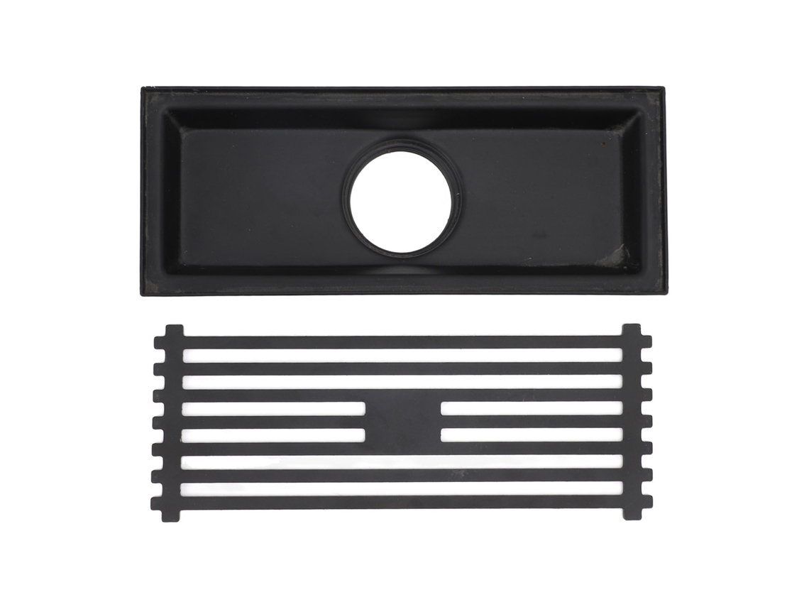 Ralo Linear de Aço Inox 304 para Ducha com Bloqueio de Cheiros e Alta Capacidade 20cm com S/MARCA