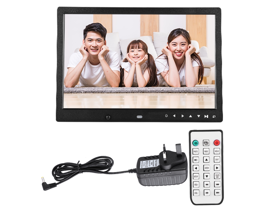 Laxiscreed Moldura Digital De 13 Polegadas Hd Com Sensor De Movimento E Várias Funções