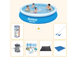Bestway Piscina Bestway Fast Set Redonda - 366x76 Cm - 7-peças S22020