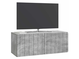 Gabinete de TV MAISON EXCLUSIVE Parede Carvalho Fumado 78,5x31x30 Cm