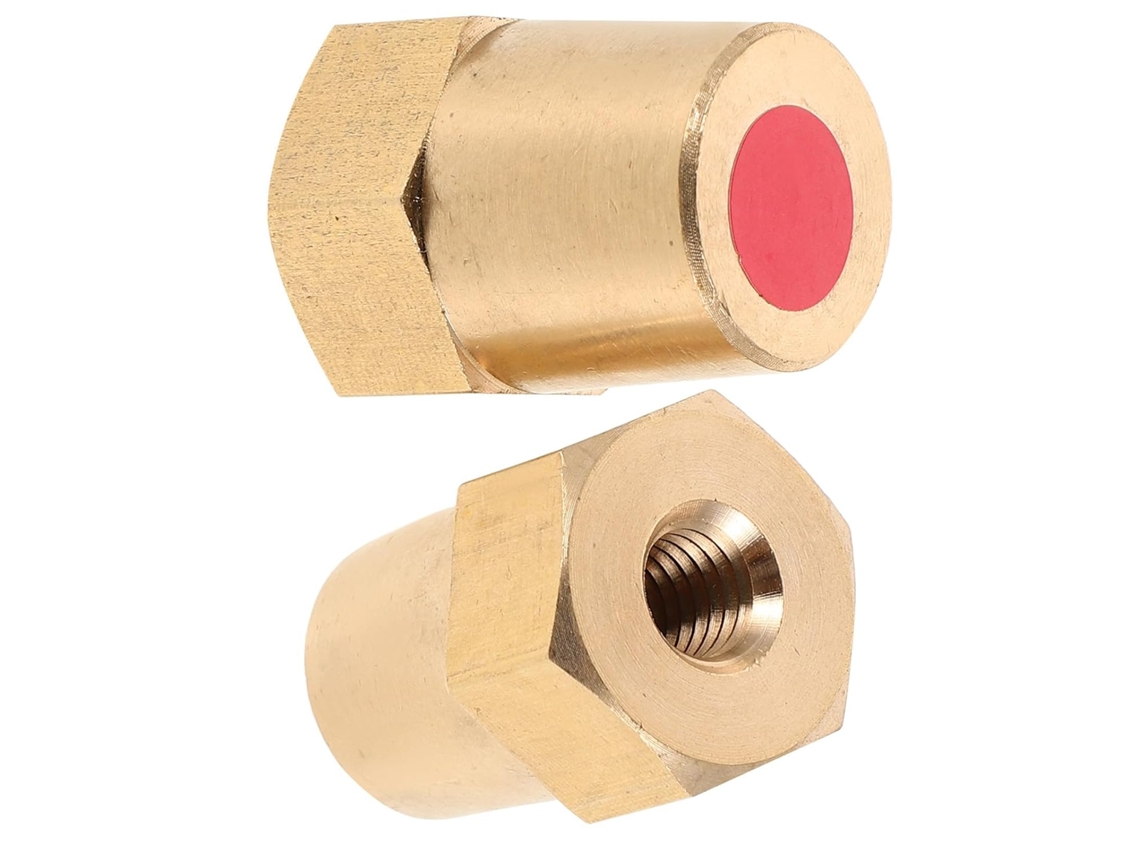 Adaptador De Terminal De Bateria Em Latão Com Rosca Interna De 8 Mm