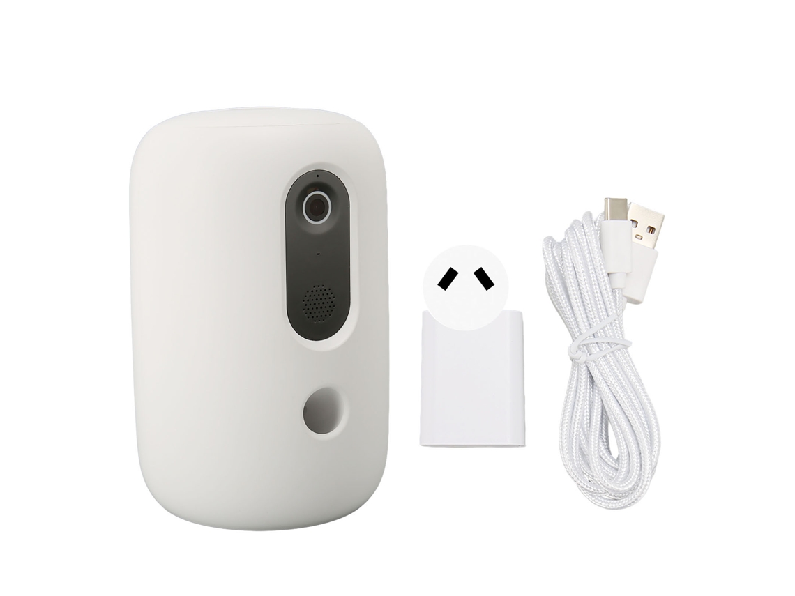 Câmera Pet Wifi 2k 3mp Com Projeção De Petiscos