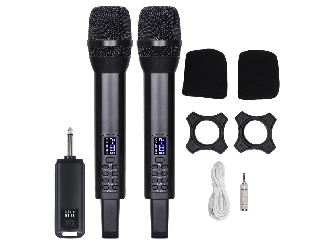 Microfone Bluetooth Business profissional com bateria longa para palco e karaokê
