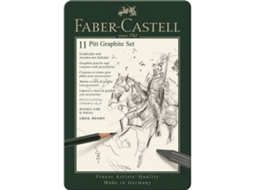 Conjunto de Lápis FABER-CASTELL Pitt 112972 11 Peças