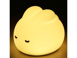 Luz Noturna Infantil Cute Bunny, Luz De Berçário Regulável Em 3 Níveis Com Temporizador Zeuxo