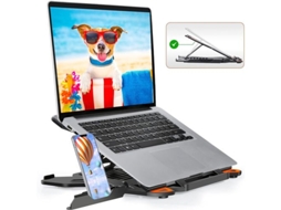 Suporte De Mesa Para Laptop, Suporte Dobrável Para Laptop, Suporte Ajustável Para Computador, Suporte Vertical Brilvibera