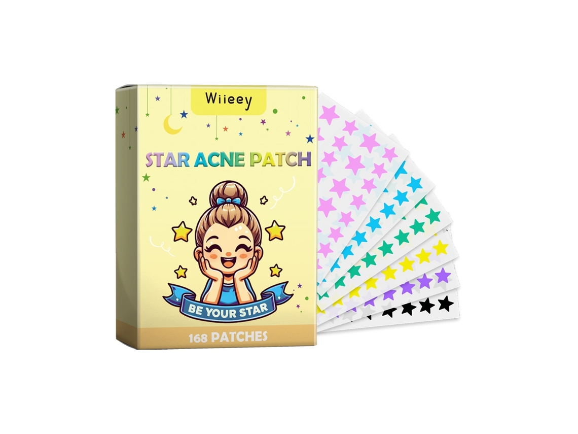 Patch Wiieey Star Fade para Espinhas Tratamento de Cicatrizes e Cravos Fechados Portátil LAXISCREED
