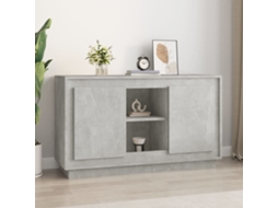 Vidaxl Aparador 102x35x60 Cm Derivados De Madeira Cinzento Cimento