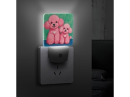 Luz Noturna Com Sensor Crepuscular Cães, Luz Noturna Para Tomada Quarto, Banheiro, Cozinha, Escadas E Corredor