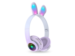 Auscultadores Bluetooth YDCY Pm-08 On Ear Roxo
