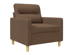 Sofa Chair, Sofa Chairs Vidaxl Marrom Tecido (n/a)