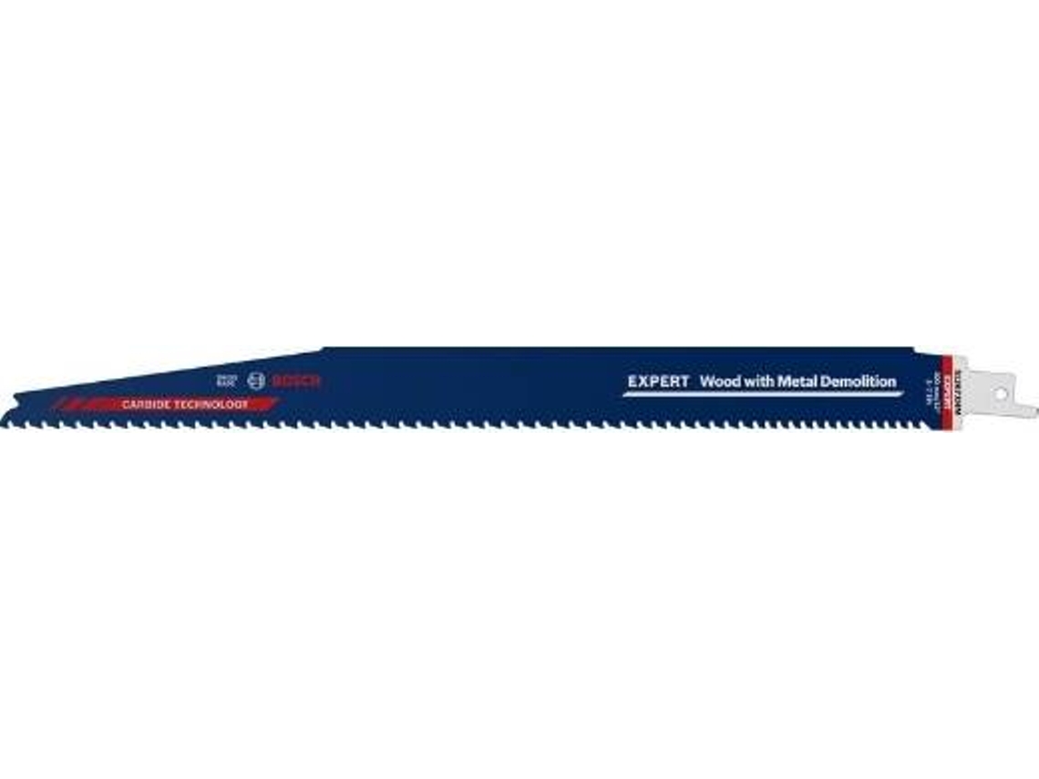 Lâmina de Serra Sabre BOSCH S 1267 Xhm Expert ‘Madeira With Metal Demolition’ 1 Un