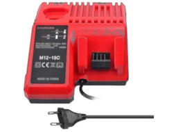 Lurelia Carregador De Bateria 110-220v 12-18v 50-60hz 12v 14,4v Compatível Milwaukee Com Proteção 1,5ah