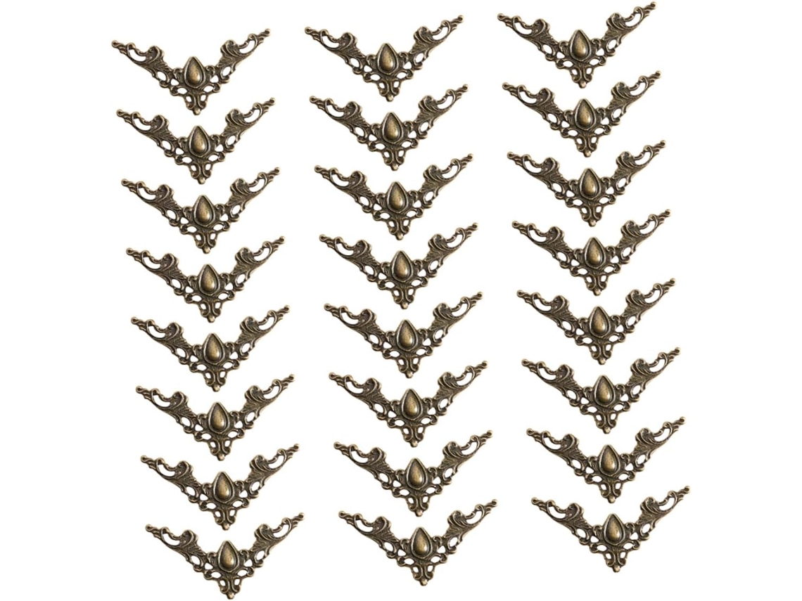 Ciieeo 48 Peças Proteção Angular Antigo Para Quadros Foto E Moedas Decoração Para Scrapbooking E Álbuns