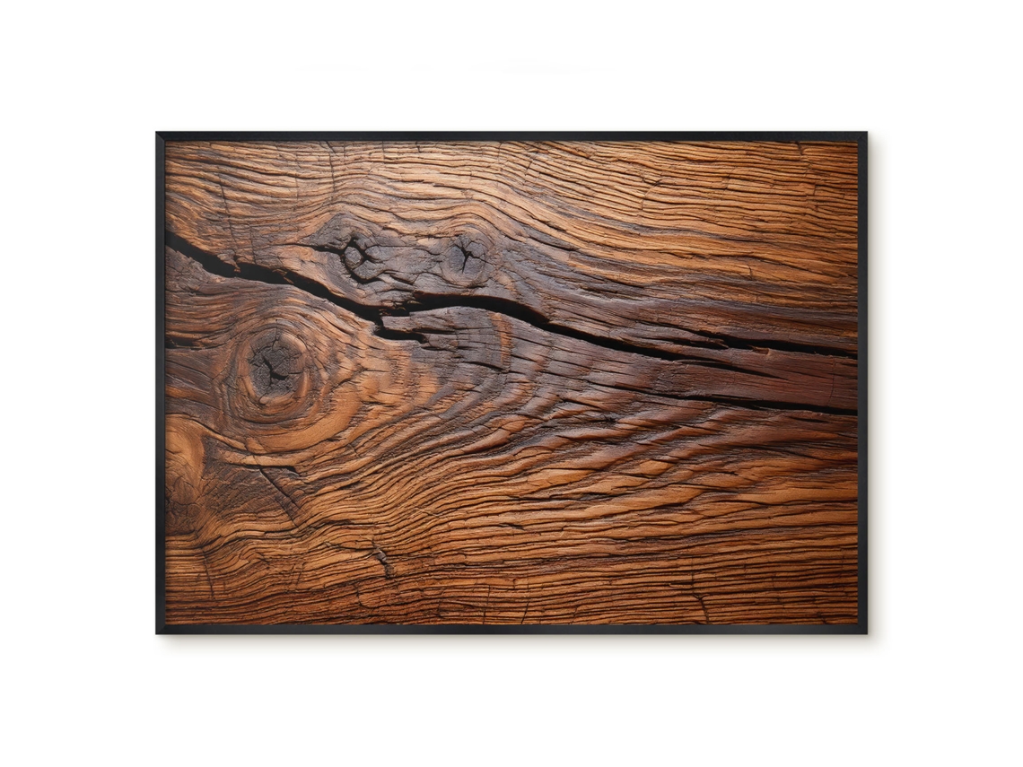Magnetic Board For Wall Wooden Texture For The Bedroom Espelharte (100x70 Cm)