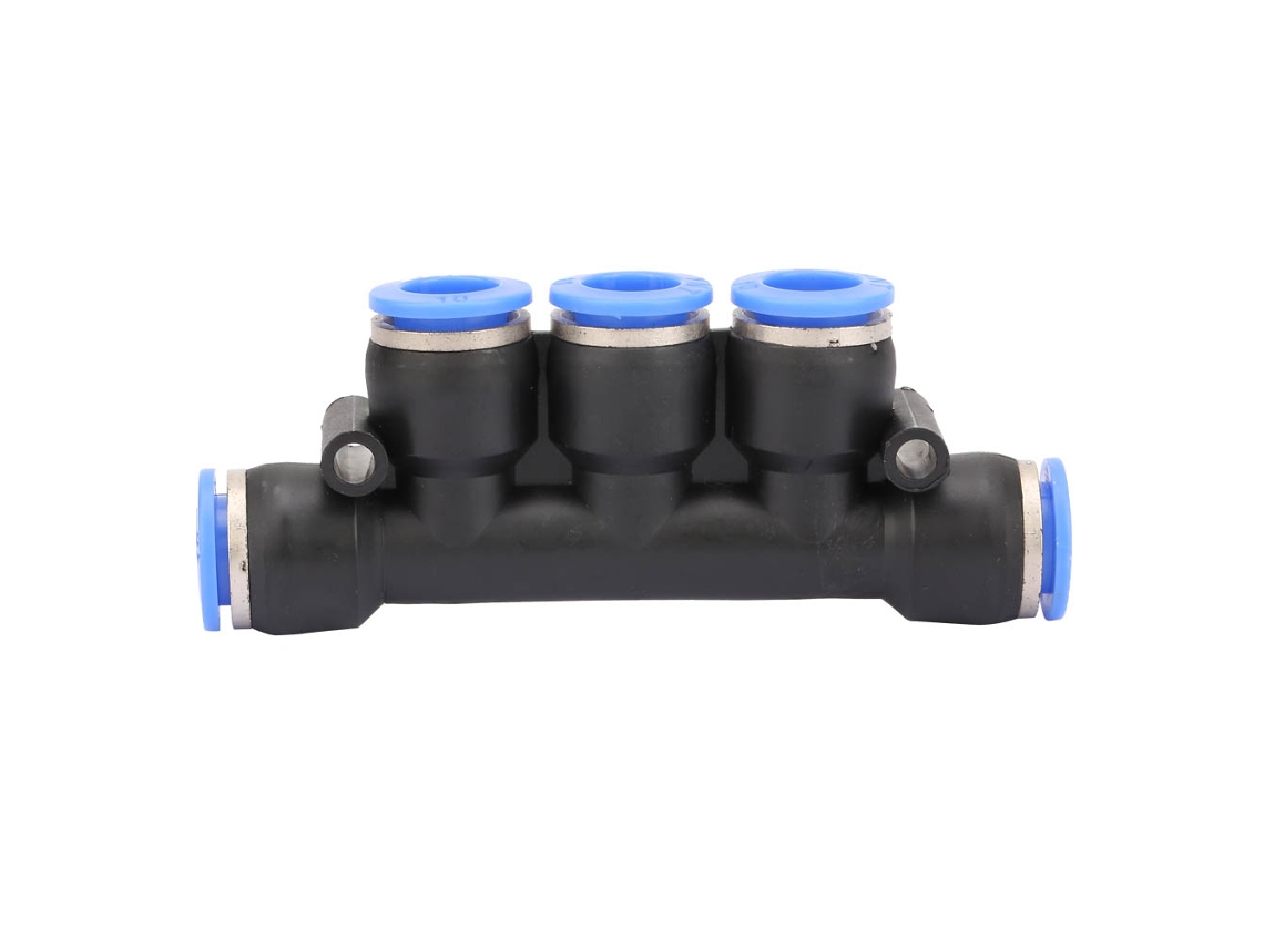Conector Pneumático 5 Vias 10mm Push In