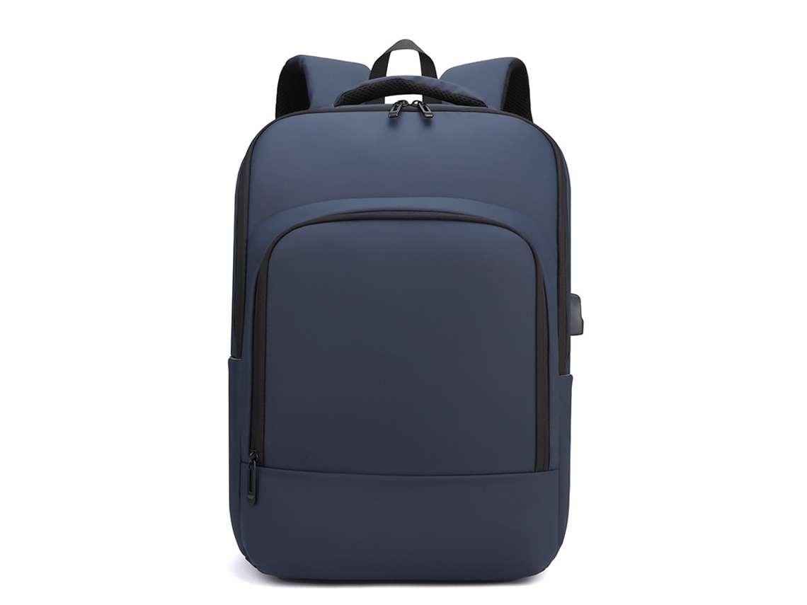 Mochila Para Computador Portátil Impermeável Com Compartimentos Acolchoados 15,6 Polegadas Azul Elysve