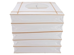 Pantalla de papel plegable, cuadrada, papel Aquaforge