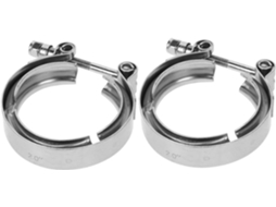 Kit De Abraçadeiras De Escape Em Aço Inoxidável Em Formato De V, Com 2 Peças.