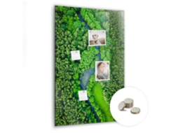 Lousa Magnética Rio Na Floresta Para O Escritório Espelharte (60x90 Cm)