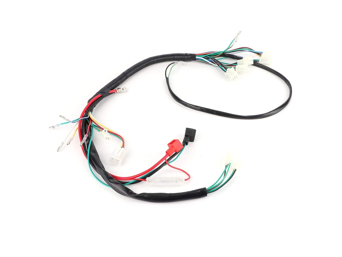 Chicote De Fiação Para Motor Partida Elétrico, Chicote De Fiação Ignição Para Motocicletas Off Road E Quadriciclos 50