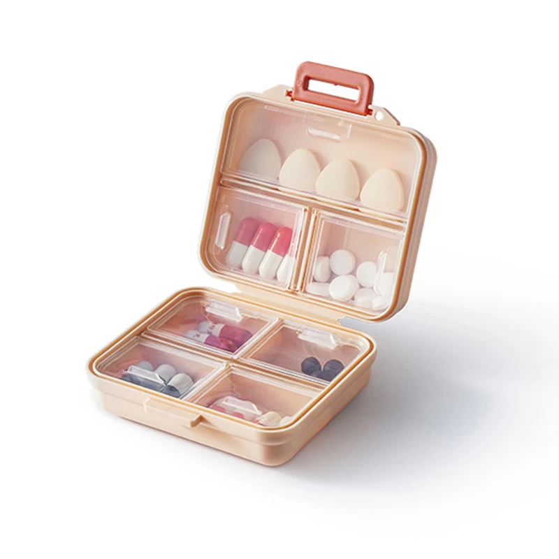 1 Porta, Comprimidos Semanal Para 7 Dias, Estojo Para Medicamentos De Viagem, Ideal Para Casa, Organizador De Comprimidos