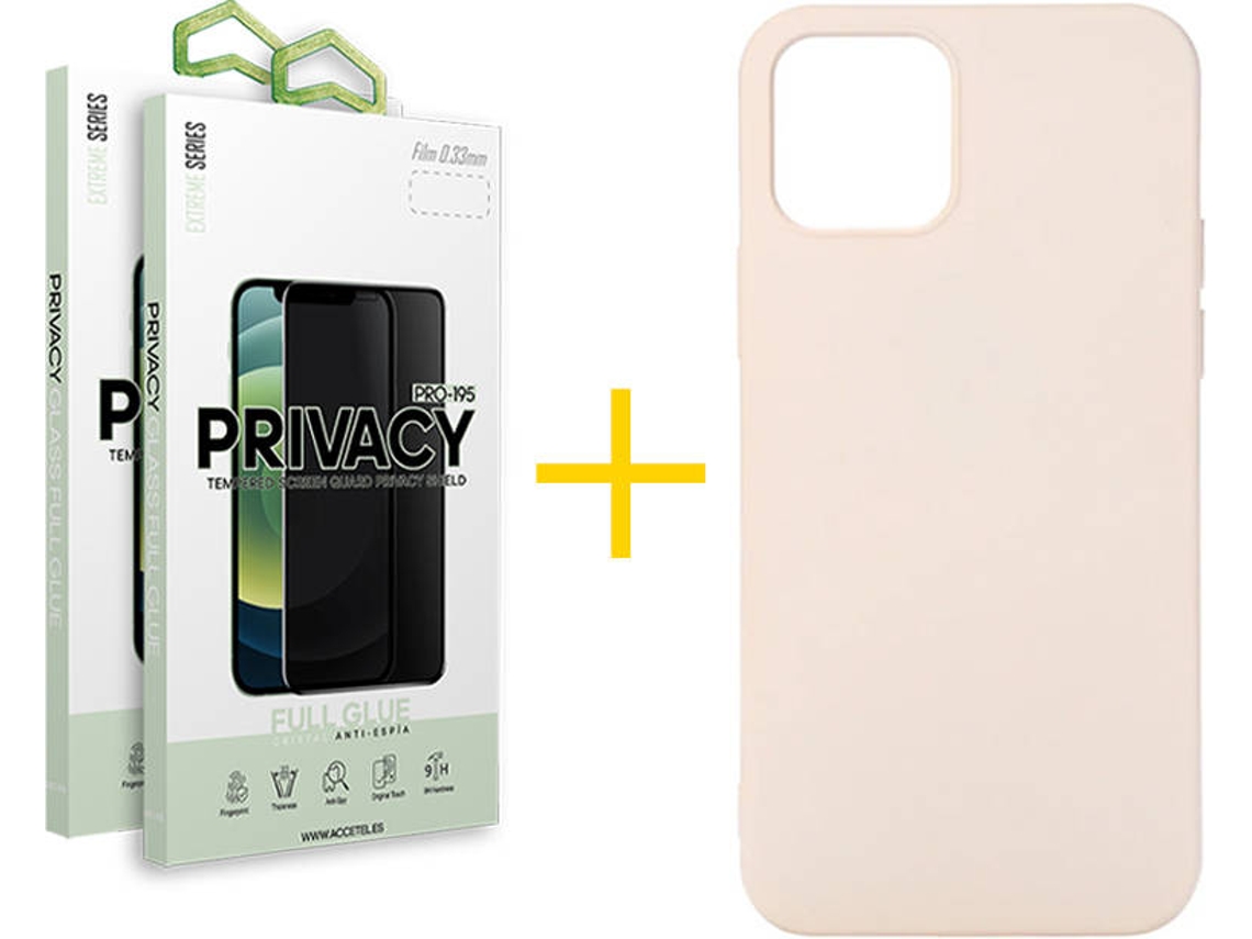 Capa + 2 Películas para iPhone 11 SKYHE Rosa-Creme