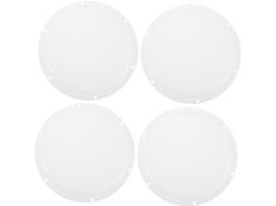 Difusor Antirreflexo Para Luminária Redonda Em Plástico Branco, Conjunto De 4 Peças, Para Cozinhas E Outros Ambientes.
