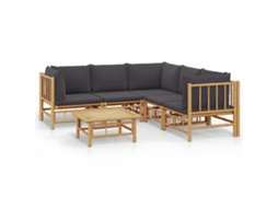 Garden Lounge Set, Garden Lounge Sets Vidaxl Marrom Bambu (n/a)